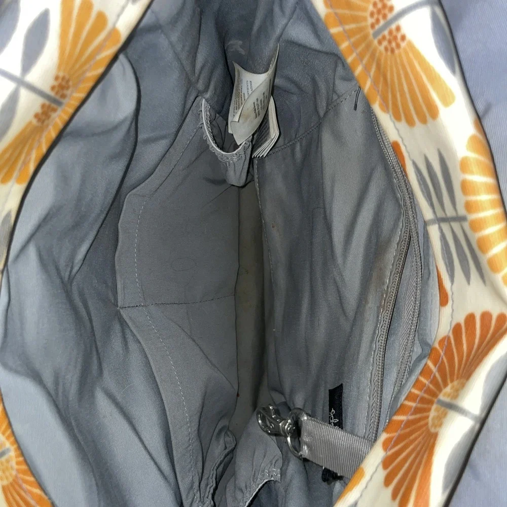 Petunia Pickle DAYDREAMING IN DAX Boxy‎ Backpack Diaper Bag Orange White Used